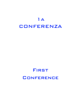 1a CONFERENZA





First Conference
